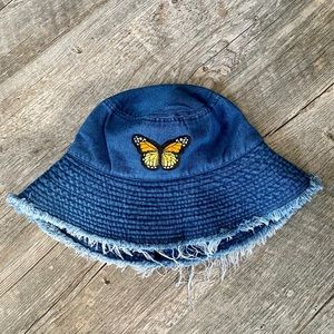 denim bucket hat